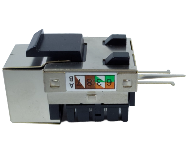 CAT5E RJ45 Shielded Keystone Jack, U-Style