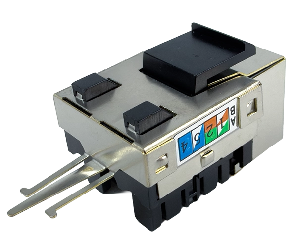 CAT5E RJ45 Shielded Keystone Jack, U-Style