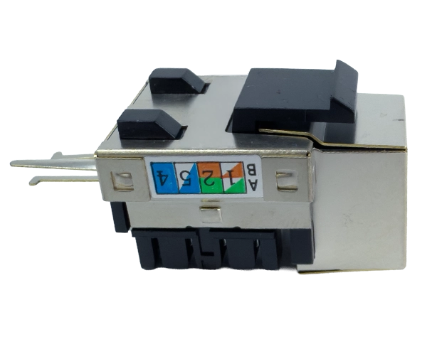 CAT5E RJ45 Shielded Keystone Jack, U-Style
