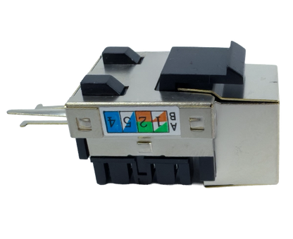 CAT5E RJ45 Shielded Keystone Jack, U-Style