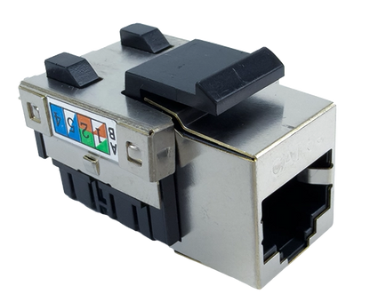 CAT5E RJ45 Shielded Keystone Jack, U-Style