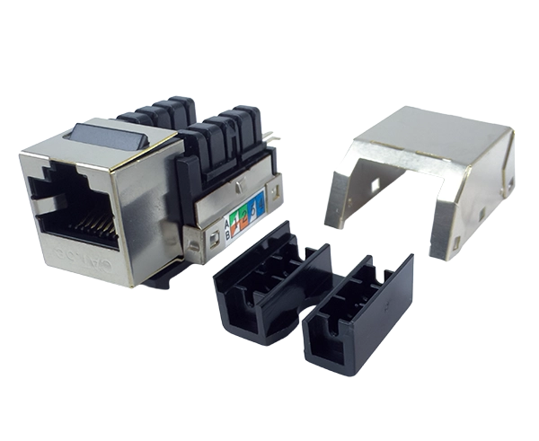 CAT5E RJ45 Shielded Keystone Jack, U-Style