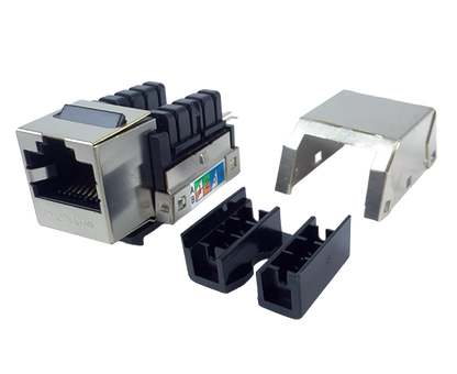 CAT5E RJ45 Shielded Keystone Jack, U-Style