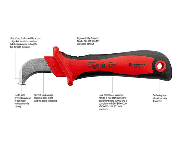 Insulated Cable Sheathing Knife - Specifications list - Primus Cable