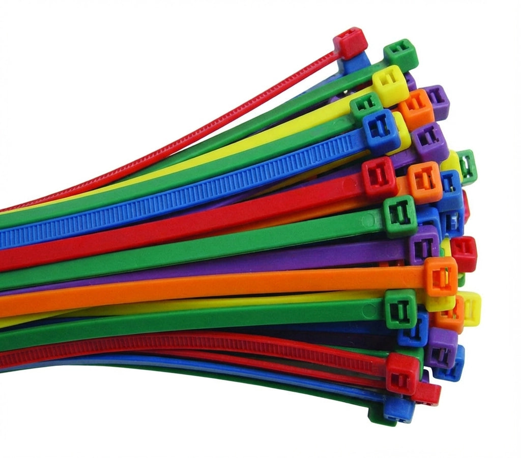 Color Variety Pack, Cable Tie, 11", 100 pack