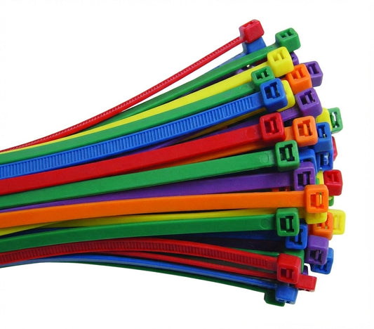 Color Variety Pack, Cable Tie, 11", 100 pack