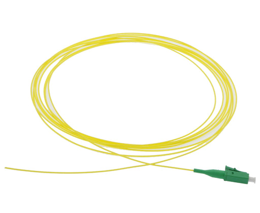 LC APC 1 Fiber Single Mode Pigtail, Jacketed, 3M