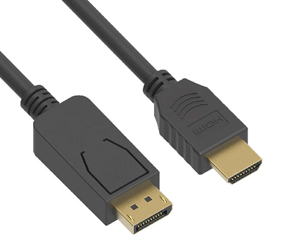 DisplayPort Male to HDMI Male 4K/30Hz 30AWG