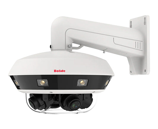 NDAA Compliant 4K Outdoor 4-Channel Multi-Sensor Camera