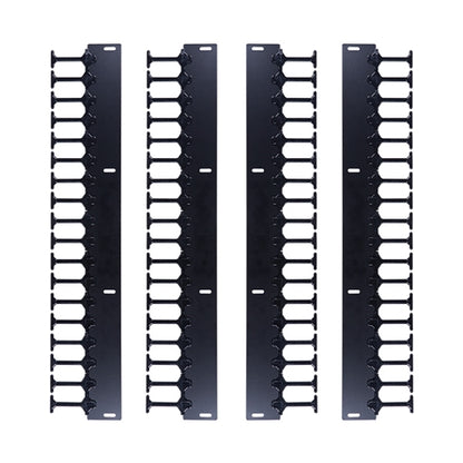 Vertical Finger Management Panel With Plastic Fingers 42U, 45U, 48U