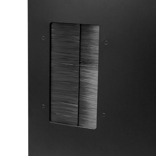 Side Panel with Pass-Through Holes & Brush Panels – 42U, 45U, 48U (Fits 42”/48” Deep Cabinets)