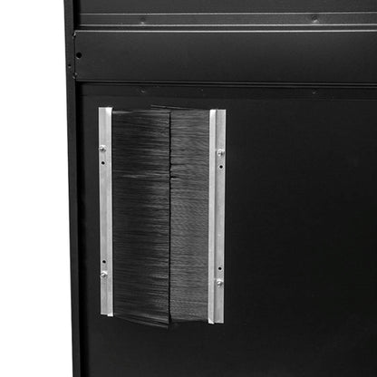 Side Panel with Pass-Through Holes & Brush Panels – 42U, 45U, 48U (Fits 42”/48” Deep Cabinets)