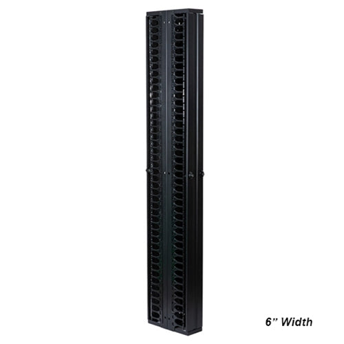 Viaduct Vertical Cable Managers – 45U x 6"/10"W, Single & Double Sided Options