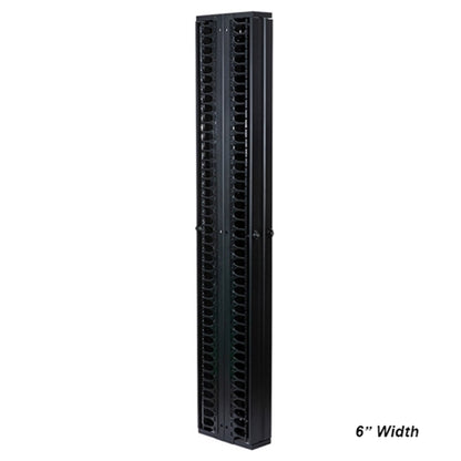Viaduct Vertical Cable Managers – 45U x 6"/10"W, Single & Double Sided Options