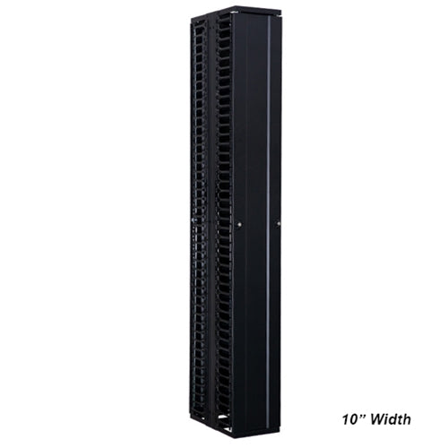 Viaduct Vertical Cable Managers – 45U x 6"/10"W, Single & Double Sided Options