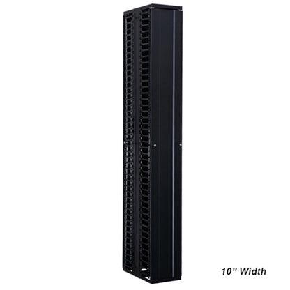 Viaduct Vertical Cable Managers – 45U x 6"/10"W, Single & Double Sided Options