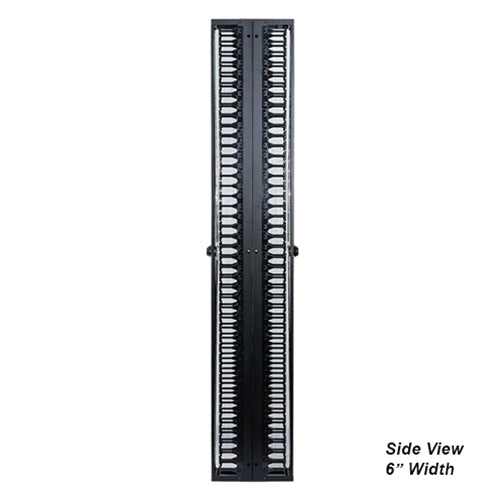 Viaduct Vertical Cable Managers – 45U x 6"/10"W, Single & Double Sided Options