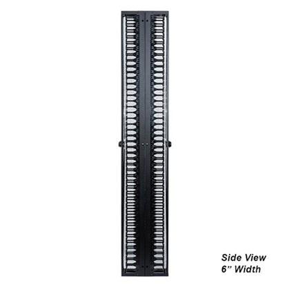 Viaduct Vertical Cable Managers – 45U x 6"/10"W, Single & Double Sided Options