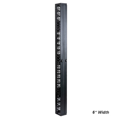 Viaduct Vertical Cable Managers – 45U x 6"/10"W, Single & Double Sided Options