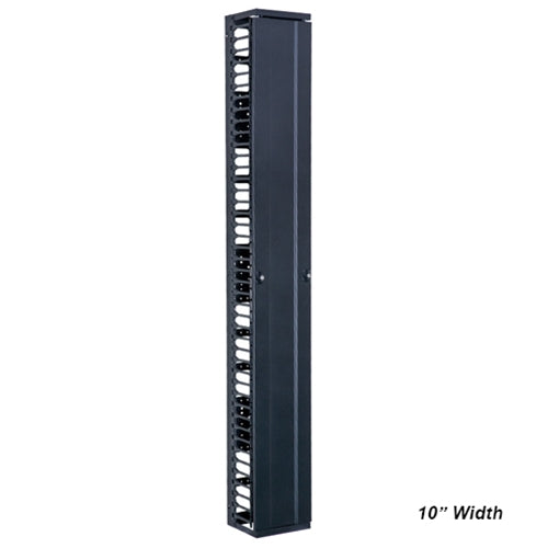 Viaduct Vertical Cable Managers – 45U x 6"/10"W, Single & Double Sided Options