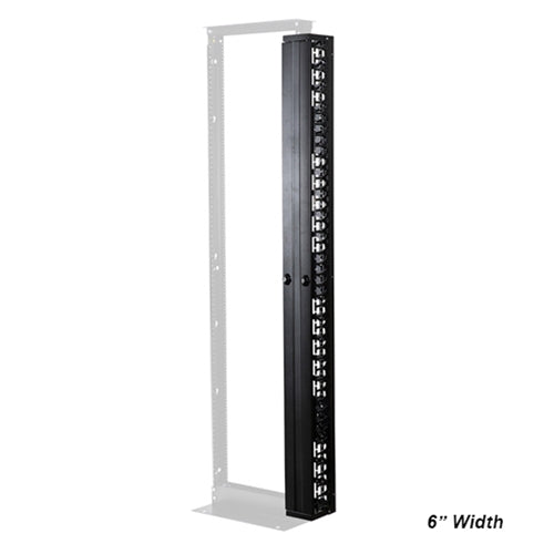 Viaduct Vertical Cable Managers – 45U x 6"/10"W, Single & Double Sided Options