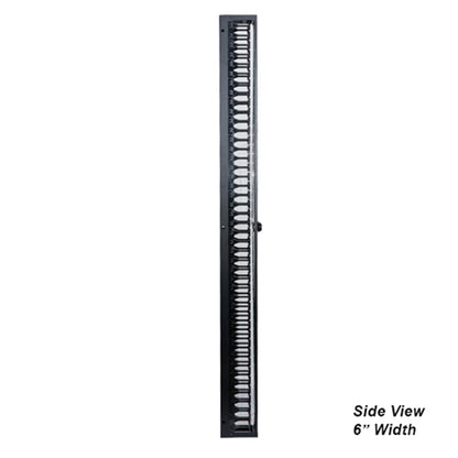 Viaduct Vertical Cable Managers – 45U x 6"/10"W, Single & Double Sided Options