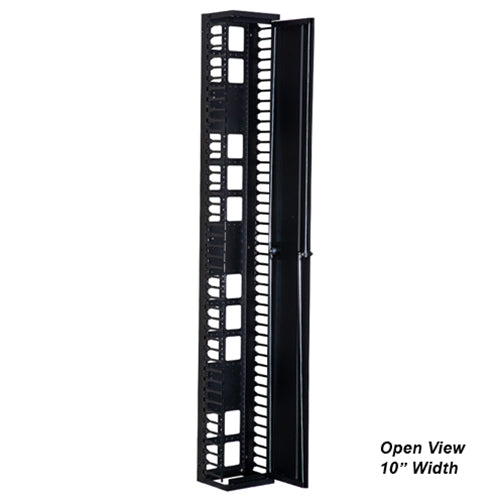 Viaduct Vertical Cable Managers – 45U x 6"/10"W, Single & Double Sided Options