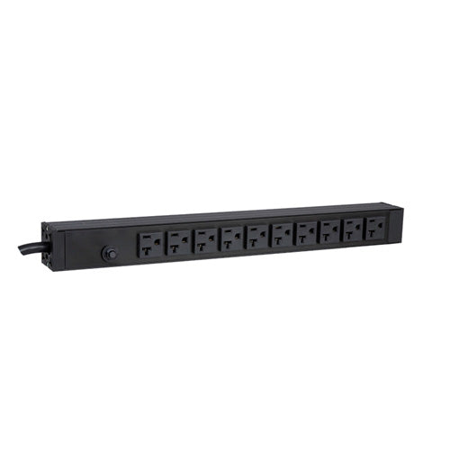 Basic Rack Mount PDU - 20A, 120V, 1.9kW w/NEMA 5-20R Outlets