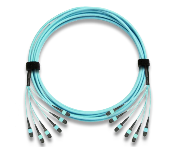 MTP Trunk Cable, Multimode OM3 10 Gig, 72 Fiber, 50/125, Plenum Rated