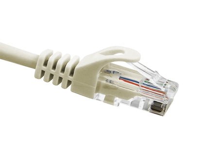 CAT5E Ethernet Patch Cable, Snagless Molded Boot, RJ45 - RJ45, Off Colors, Various Lengths, Overstock