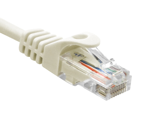 CAT5E Ethernet Patch Cable, Snagless Molded Boot, RJ45 - RJ45, Off Colors, Various Lengths, Overstock
