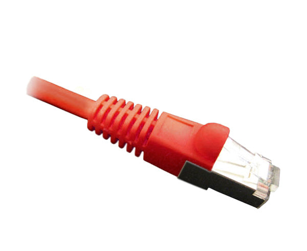 6' CAT6 Ethernet Patch Cable Shielded, Snagless Molded Boot - Red