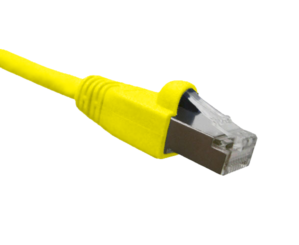 CAT6A Ethernet Patch Cable, Shielded, Snagless Molded Boot, S/FTP, 10G, RJ45 - RJ45