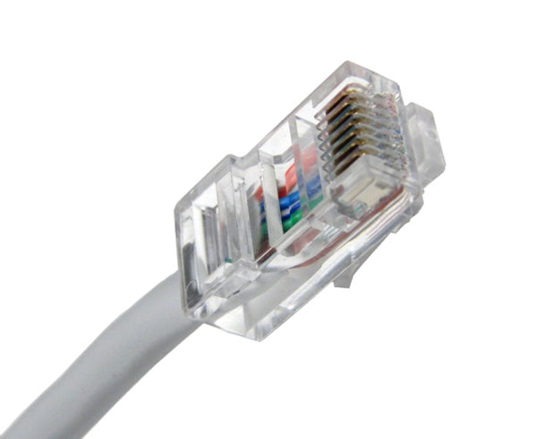 CAT6 Ethernet Patch Cable, Non-Booted - Gray