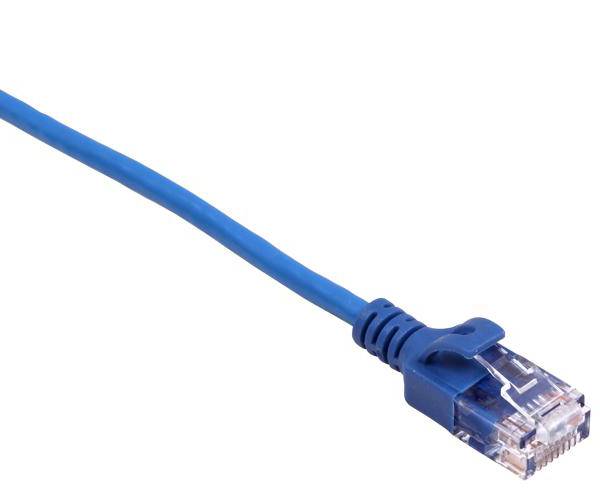 CAT6A Ethernet Patch Cable, Slim, Snagless Molded Boot, UTP, 10G, RJ45-RJ45