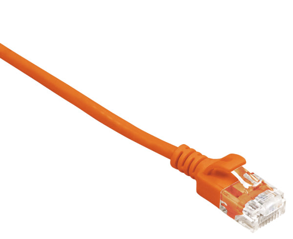 CAT6A Ethernet Patch Cable, Slim, Snagless Molded Boot, UTP, 10G, RJ45-RJ45