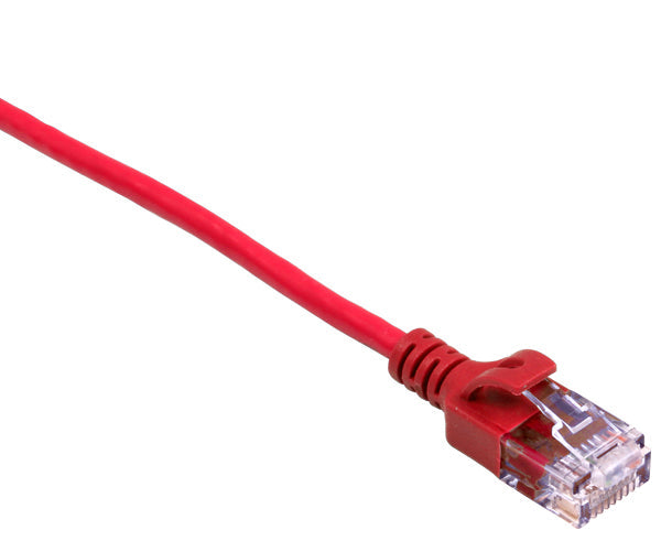 CAT6A Ethernet Patch Cable, Slim, Snagless Molded Boot, UTP, 10G, RJ45-RJ45