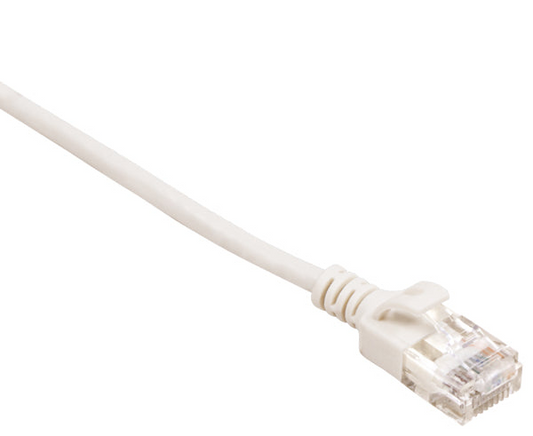 CAT6A Ethernet Patch Cable, Slim, Snagless Molded Boot, UTP, 10G, RJ45-RJ45