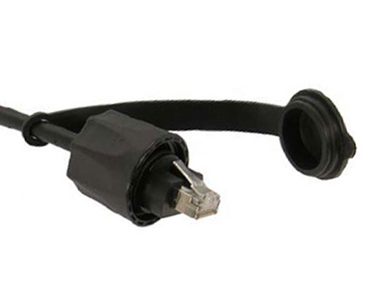 CAT6 Shielded Ethernet Patch Cable, Outdoor Industrial, RJ45 - 15ft