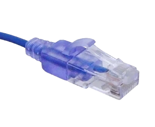 CAT6 Ethernet Patch Cable, Slim, Snagless Molded Boot, 30 AWG, RJ45 - RJ45