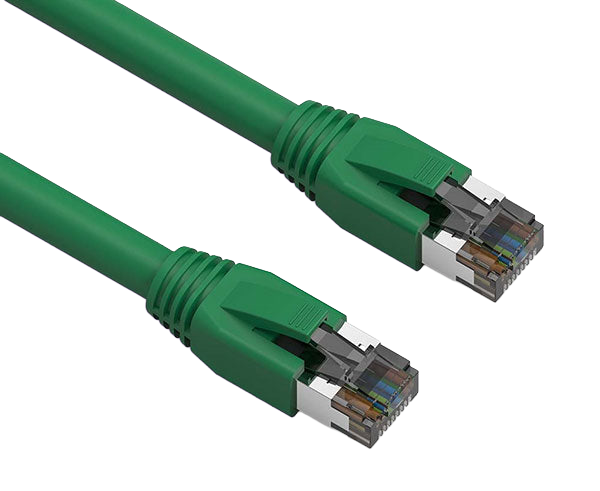 CAT8 Ethernet Patch Cable, Dual Shielded S/FTP, Snagless Molded Boot, 40G, RJ45-RJ45