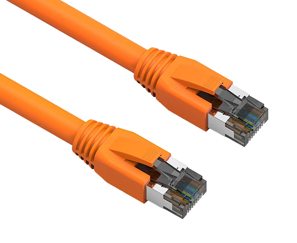 CAT8 Ethernet Patch Cable, Dual Shielded S/FTP, Snagless Molded Boot, 40G, RJ45-RJ45