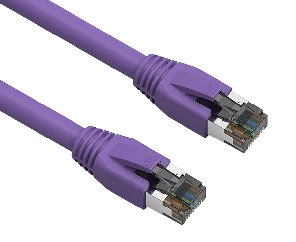 CAT8 Ethernet Patch Cable, Dual Shielded S/FTP, Snagless Molded Boot, 40G, RJ45-RJ45