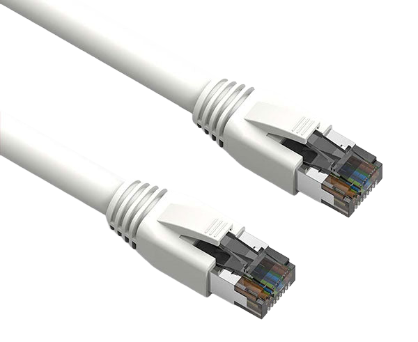 CAT8 Ethernet Patch Cable, Dual Shielded S/FTP, Snagless Molded Boot, 40G, RJ45-RJ45