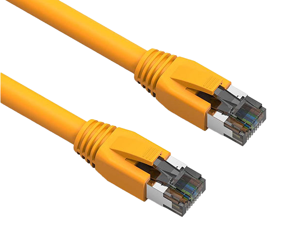 CAT8 Ethernet Patch Cable, Dual Shielded S/FTP, Snagless Molded Boot, 40G, RJ45-RJ45