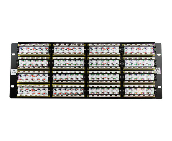 CAT6 Patch Panel - 96 Port, Rackmount, 4U, 110-IDC,19"(W)x7"(H)x1¾"(D), (UL)