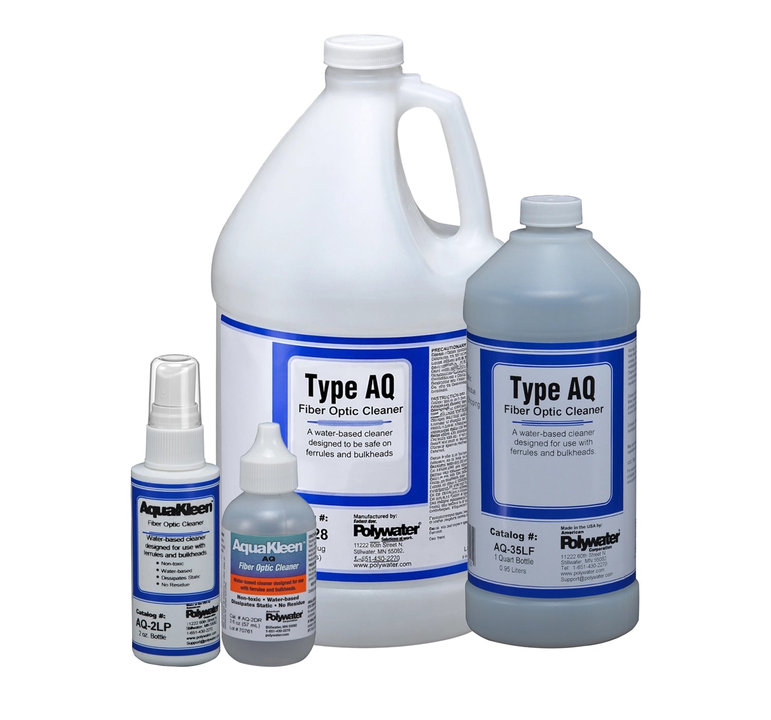 Polywater® AquaKleen™ Fiber Cleaner, FIBER OPTIC CABLE CLEANERS ...