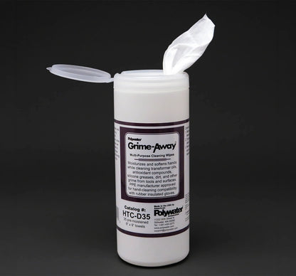 Polywater® Grime-Away™ Cleaning Wipes, TOOL AND HAND CLEANER