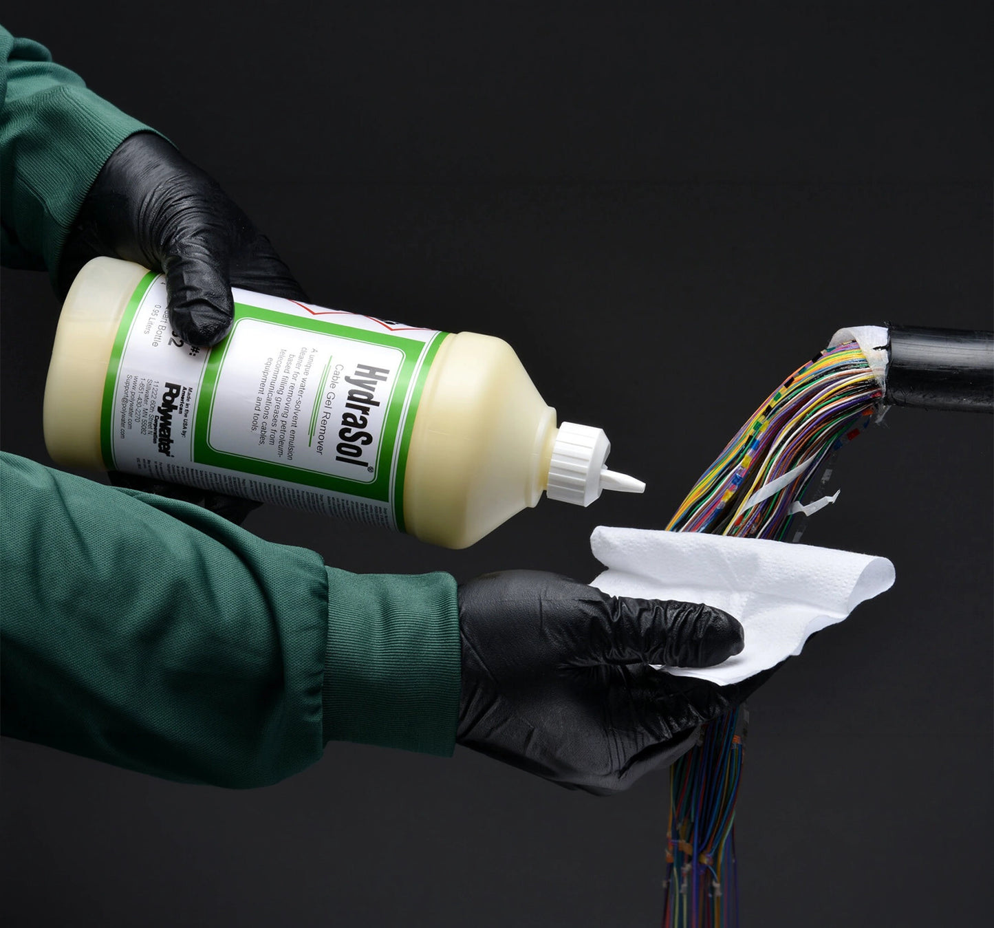 Polywater® HydraSol® Cable Gel Remover, SPLICE PREPARATION CLEANERS