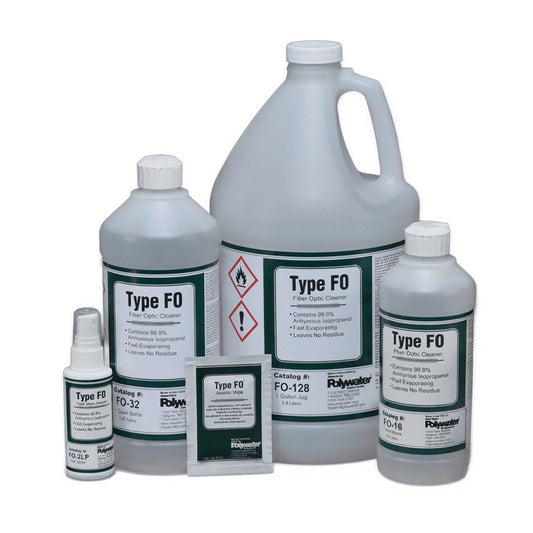 Polywater® Type FO™ Fiber Optic Cleaner, FIBER OPTIC CABLE CLEANERS